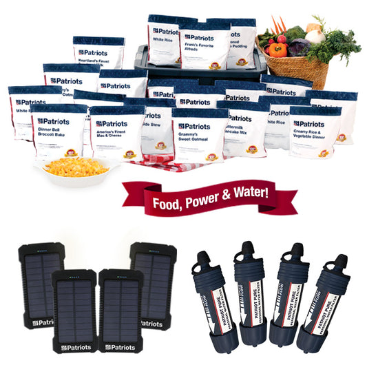 4Patriots Family Survival Essentials Bundle. 